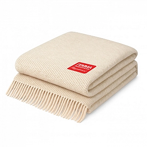 Плед Monogramma 120*160 см серый с логотипом Гемма