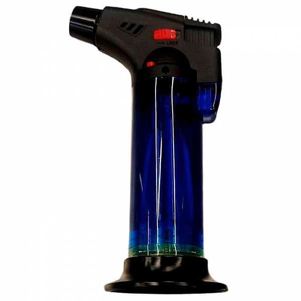 Зажигалка пьезо Jet Lighter РQ003 с турбированым пламенем на подставке