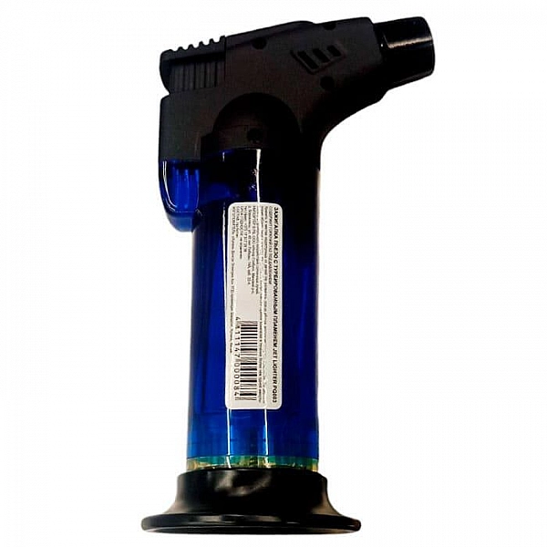 Зажигалка пьезо Jet Lighter РQ003 с турбированым пламенем на подставке
