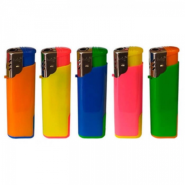 Пьезозажигалка Brig 912 турбо многоразовая с фонариком