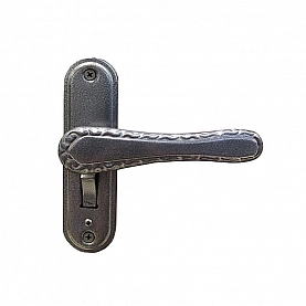 Защелка врезная ВолМет ЗЩ1Д-5-07-09/1.2 левая антик серебро