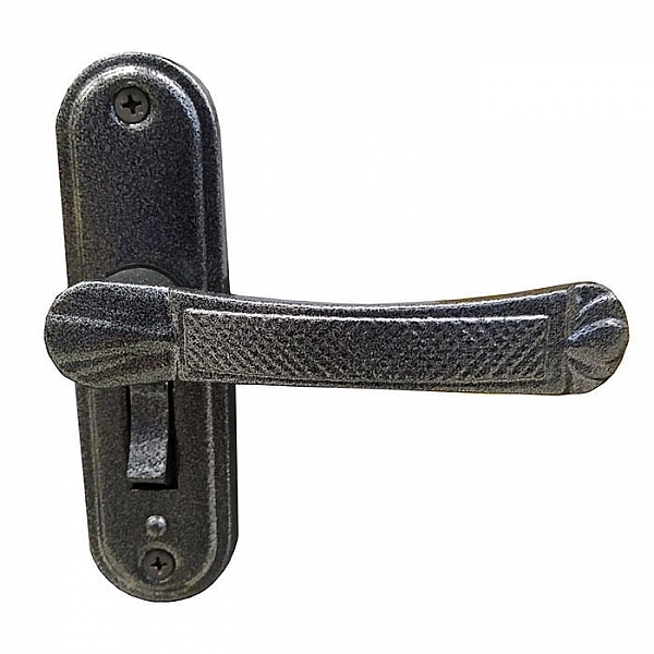 Защелка врезная ВолМет ЗЩ1Д-5-07-10/1.2-1 левая антик серебро