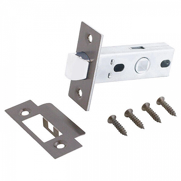 Защелка врезная Аллюр L45-8 MBN 11212 межкомнатная графит