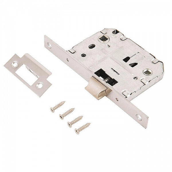 Защелка врезная Аллюр L7050S CP 11221 межкомнатная хром