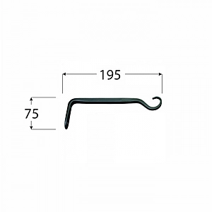 Кронштейн Domax UK 6 декоративный для кашпо. Изображение - 1