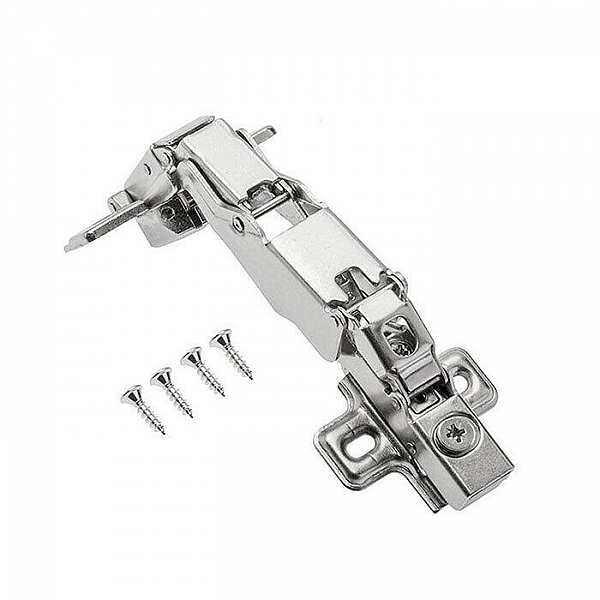 Петля GTV ZM-HCKT165BE-S с доводчиком угловая 165° без евро шурупа