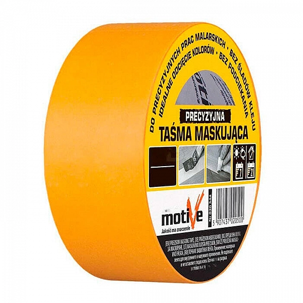 Лента малярная MotiVe 020345 из рисовой бумаги 48 мм*50 м
