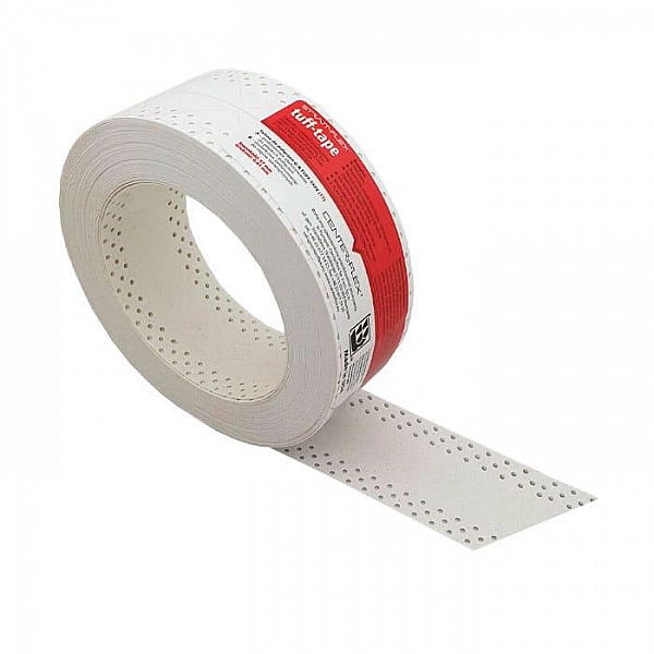 Лента Strait-Flex Tuff-Tape с красными надписями 57 мм*30 м