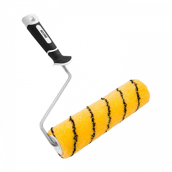 Валик Decor Black White 480-1180 с 2К ручкой 8 мм полиакрил Тигр 180 мм
