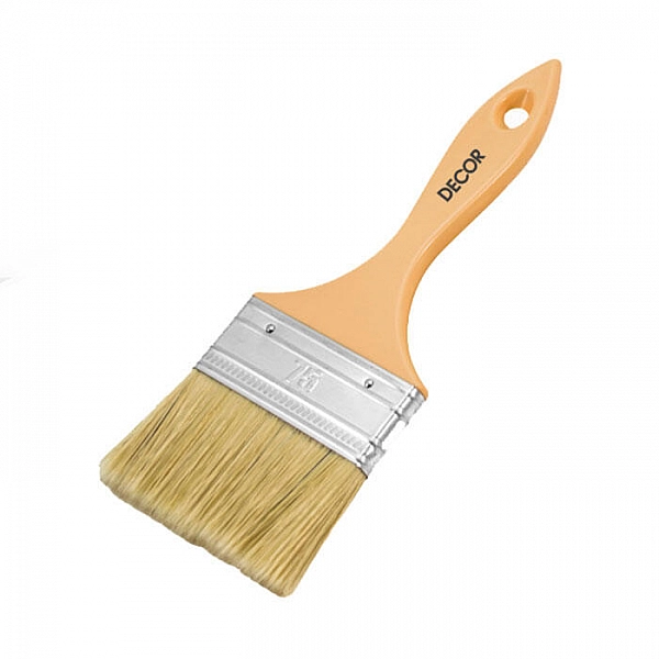 Кисть плоская Decor Суббота 126055 75*14 мм светлый смешанный ворс
