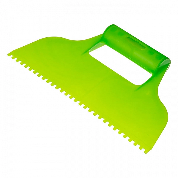 Шпатель Сибртех 86014 пластмассовый зубчатый 4*4 мм