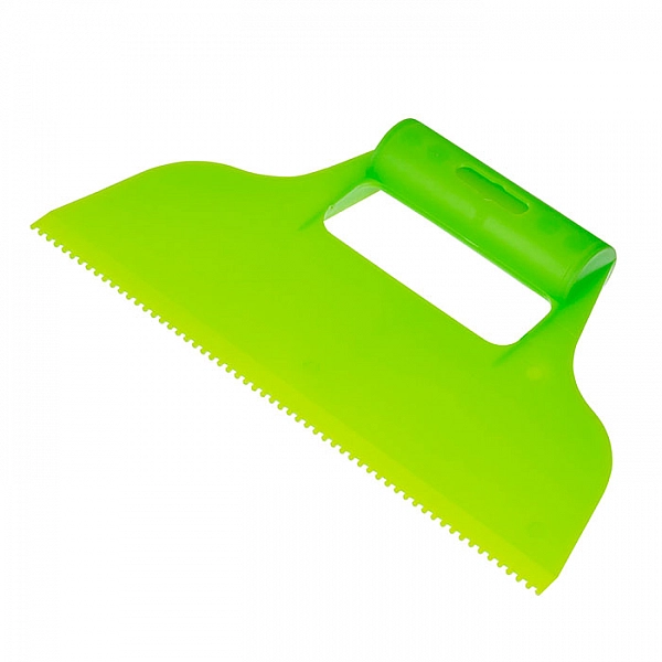 Шпатель Сибртех 86013 пластмассовый зубчатый 2*2 мм