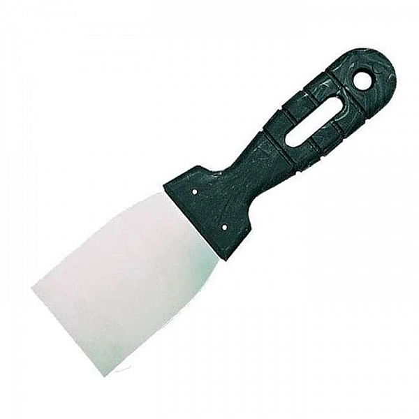 Шпатель Bauwelt 01220-710010 из нержавеющей стали пластмассовая ручка 100 мм