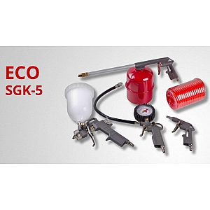Набор пневмоинструмента ECO SGK-5 5 предметов. Изображение - 1
