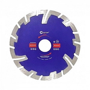 Диск алмазный Cutop Profi 66-23030 230*3.0*8.3*22.23 мм отрезной сегментный усиленный