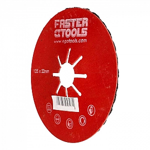 Диск шлифовальный рифленый Faster Tools 125 мм Р100. Изображение - 1