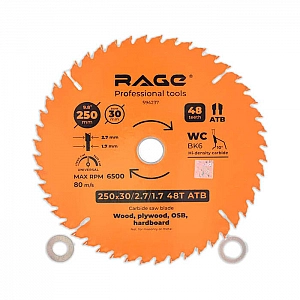 Диск пильный Vira Rage Universal 594237 250 мм