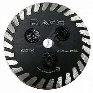 Диск алмазный Vira Rage 603124 50 мм турбо с фланцем М14