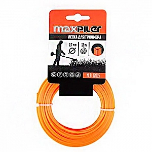 Леска для триммера MaxPiler MLT-12015 2 мм*15 м квадрат крученый