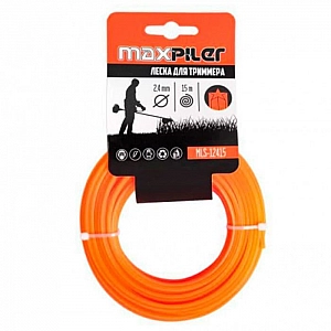 Леска для триммера MaxPiler MLS-12415 2.4 мм*15 м звезда