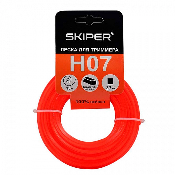 Леска Skiper H07 2.7 мм*15 м квадрат