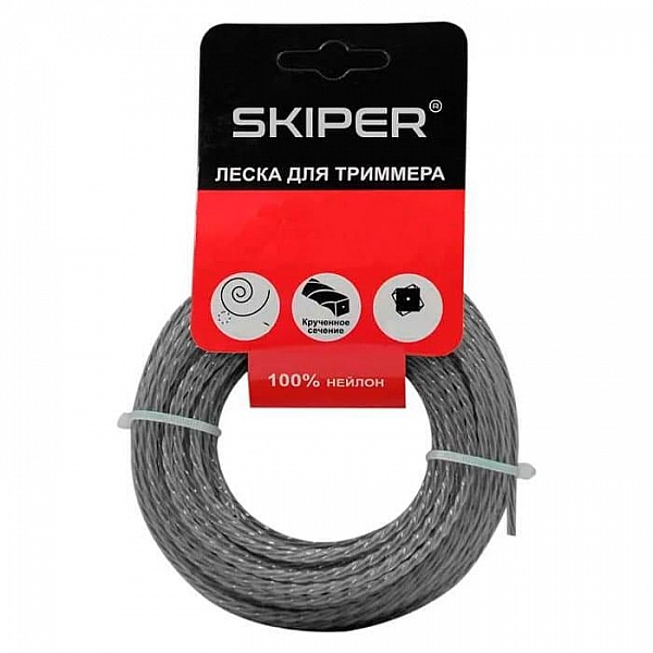 Леска Skiper H19 2.4 мм*15 м крученное
