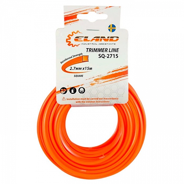 Леска Eland SQ-2715 2.7 мм*15 м квадрат