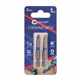 Набор Cutop Profi 83-345 PZ 2*50 мм стальных бит 2 шт