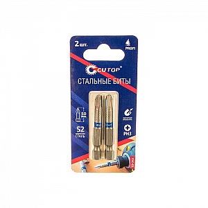 Набор стальных бит Cutop Profi 83-343 PH 3*50 мм 2 шт