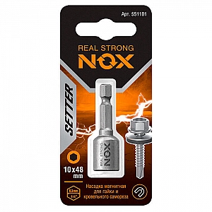Ключ-насадка Nox 551101 магнитная 10*48 мм