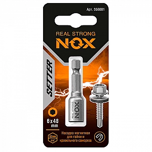 Ключ-насадка Nox 556001 магнитная 6*48 мм