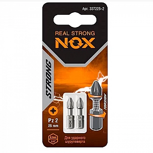 Бита Nox Strong torsion 337225-2 C 6.3 pz2-25 2 шт