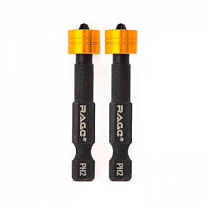 Биты Vira Rage 554133 магнитные с ограничителем S2 PH2*50 мм 2 шт