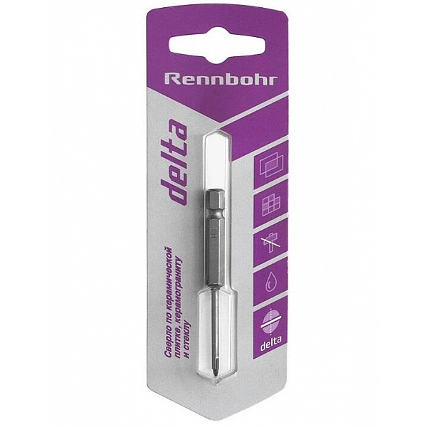 Сверло по керамике Rennbohr Delta 676006 6 мм