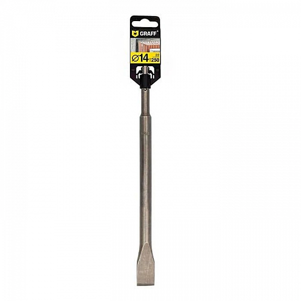 Зубило Graff 6014250 14*250*22 мм SDS-plus плоское