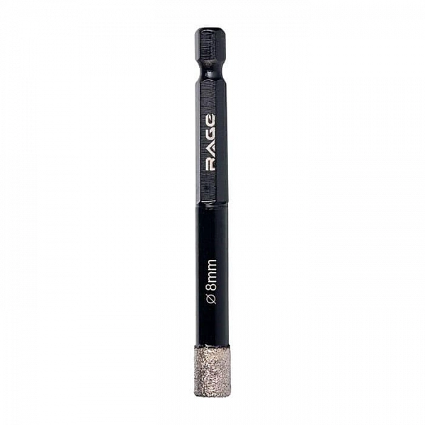 Коронка алмазная Vira Rage 559532 по керамограниту 8 мм с шестигранным хвостовиком