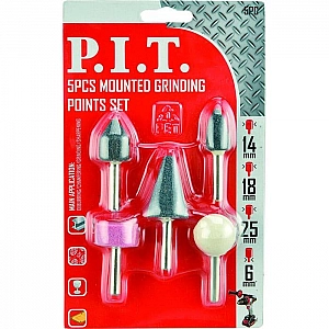 Набор шлифовальных насадок P.I.T. APLS15-05PC хвостовик 6 мм 5 шт