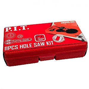 Набор кольцевых пил по дереву P.I.T. AWOD05-0011 19-64 мм 11 шт. Изображение - 2