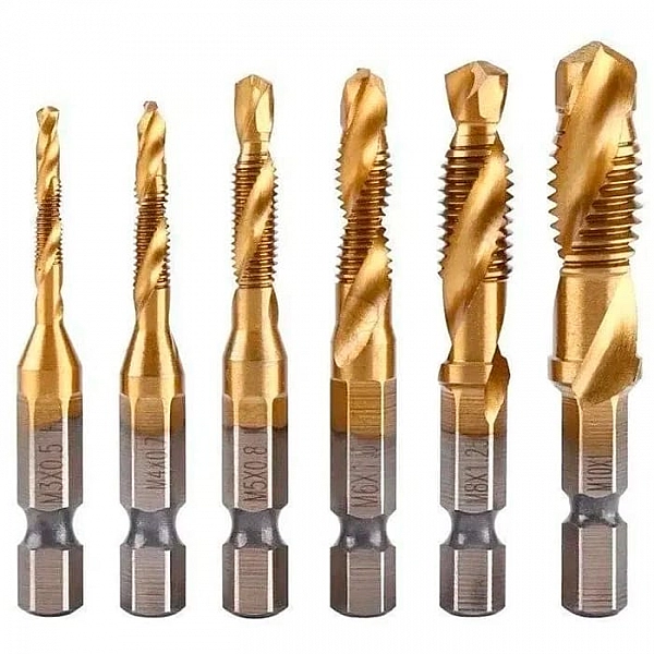 Набор сверл по металлу Vira 62-66 HRC550130 M3-M10 шестигранный хвостовик 1/4