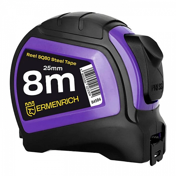 Рулетка Ermenrich Reel SQ80 фиолетовый