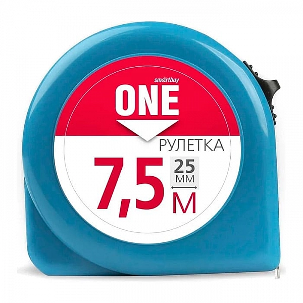Рулетка измерительная SmartBuy SBT-MTP-7525P5 прорезиненный корпус усиленный зацеп 7.5 м