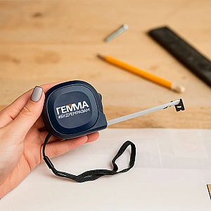 Рулетка Monogramma пластиковая с ремешком с логотипом Гемма 5 м. Изображение - 3