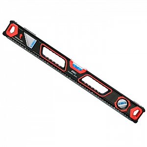 Уровень Deli EDL2901000K пузырьковый с двойным обзором 100 см