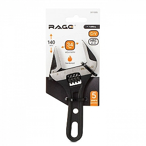 Ключ разводной Vira Rage 311005 с укороченной ручкой 140 мм. Изображение - 3