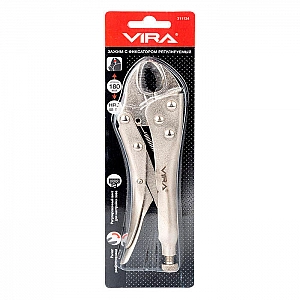 Клещи зажимные Vira Rage 311134 с фиксатором регулируемые 180 мм. Изображение - 4