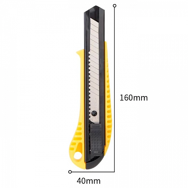 Нож Deli YS EDL003H строительный универсальный 18 мм