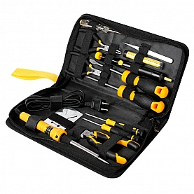 Набор инструментов Deli EDL-C1013E черный/желтый 13 предметов