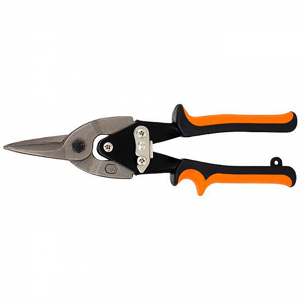 Ножницы по металлу Ермак 599-098 250 мм двухкомпонентная рукоятка прямые