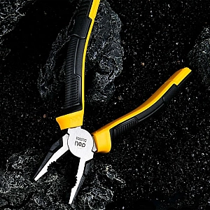 Плоскогубцы Deli EDL0003 2-х компонентные рукоятки 200 мм. Изображение - 2