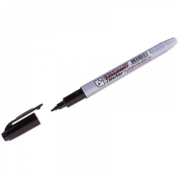 Маркер перманентный Crown Multi Marker P-505F 207905 черный 1 мм